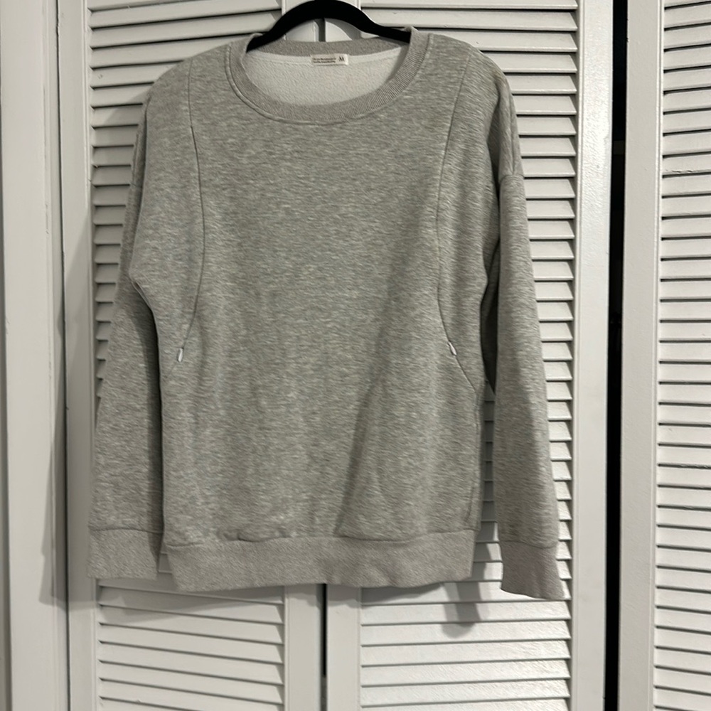 Gray Advocates of Healthy Breastfeeding Sweatshirt- Medium